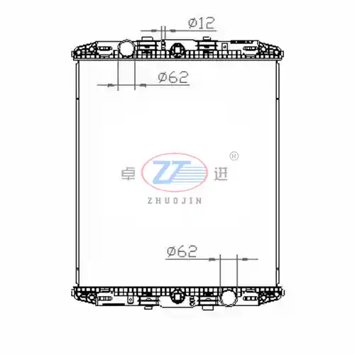 Auto radiator factory in China